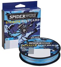 Spiderwire Stealth Blue Camo - 0,20 mm - Blauw Camouflage - 10lb-125yd