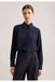 Seidensticker Damesblouse - regular fit - effen kleuren - lange mouwen - hemdblousekraag - mode - blouse, blauw, 42