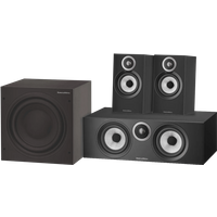 Bowers & Wilkins HTM6 S3 + 606 S3 + ASW610 Zwart