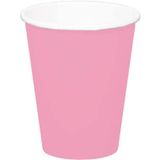 Folat Wegwerpbeker 350 ml Papier Roze 8 Stuks
