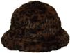 Kangol Bob imitatiebont vrouw luipaard Bruin S