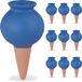 Merkloos Relaxdays Waterdruppelaar Keramiek - Set van 10 - 100 ml - Blauw