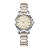 Citizen Gemengd analoog kwartshorloge met armband van FE1244-72A, armband