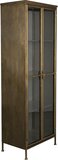 Dutchbone Gertlush Vitrinekast - Goud - Metaal - 184 cm