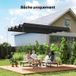 Toile de rechange pour pergola 3x2 m, protection solaire anti-UV 30+, bâche de couverture extérieure résistante