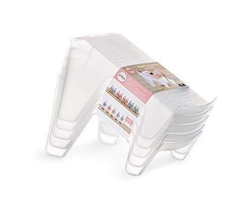 Domopak Living Schoenenrek, halftransparant, 14 x 24,5 x 14 cm, wit