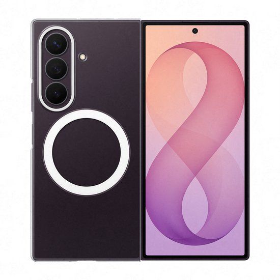 Samsung Galaxy Z Fold8 Hoesje - Clear Magnet Case - Transparant