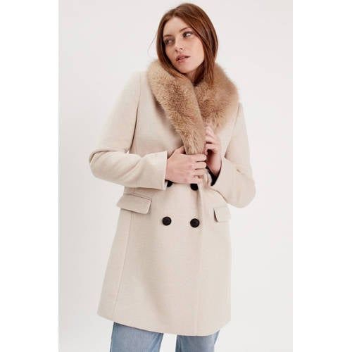 Cache Cache wollen manteljas beige