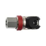 Riegler 424.03-SCH-NPT Zwenkbeveiligingskoppeling NW 7,2, EURO 7,2, staal, NPT 1/2 IG, 1 stuk