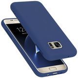 Cadorabo Samsung Galaxy S7 Hoesje LIQUID BLAUW