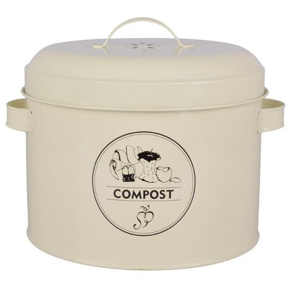 Esschert Design Landelijke Keukenafval compostemmer - 6,3 liter
