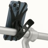 BE COOL Universele siliconen houder voor smartphones met 360° draaibaarheid - houder voor fiets en e-scooter