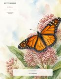 Butterflies in Bloom: A Guided Watercolor Coloring Book