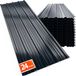 Gardebruk Dakplaten – Set van 24 Verzinkt Staal 129x46cm – Antraciet