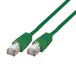 Monkey Ladder RJ45 LSZH Cat.6A UTP Ethernet-netwerkkabel, AWG24, 100% koper, halogeenvrij, groen, 50 cm slang