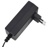 VidaXL Elektrische Massagestoel Zwart/Bruin Stof