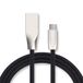 Snellaadkabel, Sony Snellaadkabel, type C, voor Sony Xperia 1, Android-smartphone, oplader, 1 m, USB, snellaadaansluiting, zwart