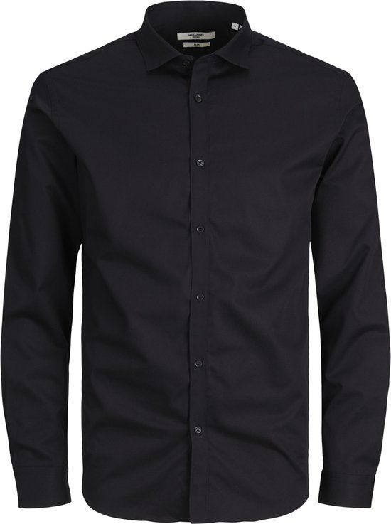JACK & JONES PLUS JPRBLACARDIFF SHIRT L/S NOOS PLS Heren Overhemd - EU3XL - Zwart