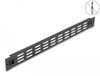 DeLOCK 66985 1U Panneau d'obturation ventilé Noir Métal