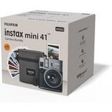 Fujifilm Instax Mini 41™ Zwart + 1 instax™ mini-film 10 foto's + 1 hoes