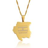 LGT JWLS LGT Jewels Heren Ketting Edelstaal Suriname Goudkleurig 60 cm