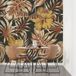 Papier peint panoramique - fleurs - 195 cm x 195 cm