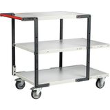 Fimm Tafelwagen Flat-pack 2 lange en 1 korte legbord 1245x640x945mm