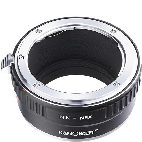 K&F Nikon AI-Objektivadapter für Sony E-Mount-Kameras, zwart