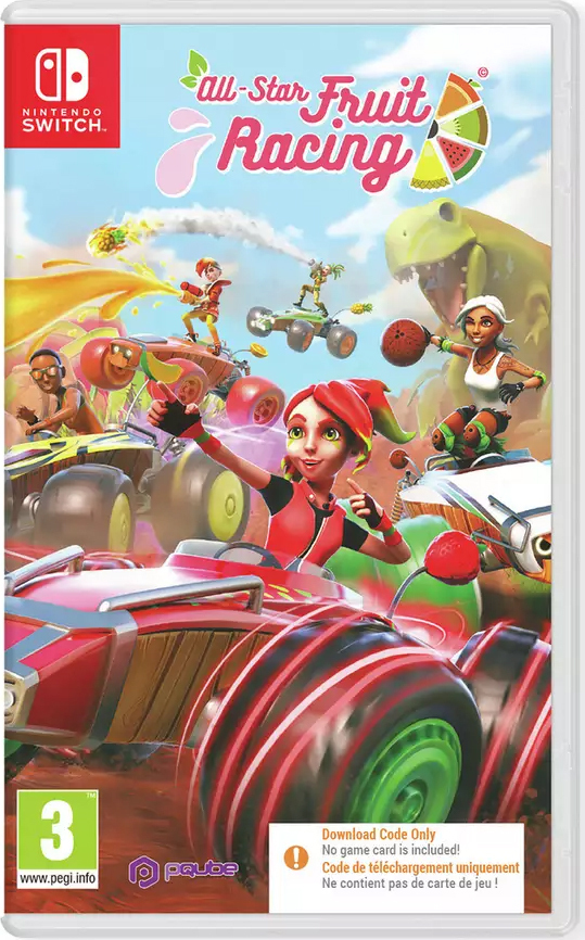 PQube All-Star Fruit Racing (Code in a Box) Nintendo Switch
