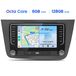 Awesafe Seat Autoradio voor Seat Altea (2004-2015), Seat Toledo (2004-2009). Draadloze Carplay, Android Auto, 6+128GB opslag, WIFI, 4G LTE, GPS-navigatie, 7-inch scherm