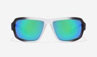 Hawkers F18 Lunettes de soleil rectangulaires unisexe noir, blanc
