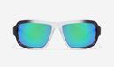 Hawkers F18 Lunettes de soleil rectangulaires unisexe noir, blanc