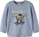 NAME IT Jongens Sweater Ashley Blue Katoen Maat 122/128