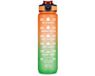 Unyqoos ® Bouteille d'eau élégante et motivante de 1 litre pour le sport et un usage quotidien