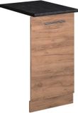 Vicco Fame-Line Vaatwasserfrontpaneel – 45 cm, WB Antraciet Krachtige eik goud