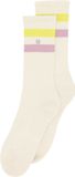 Alfredo Gonzales Athletic Stripes Sok AG-SK-ATH-02 141 Lila/Yellow/Off White S(38-41)