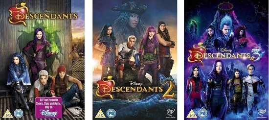 - Descendants 1 + 2 + 3 (Import) dvd