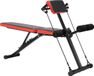 Chaise romaine avec support dorsal, banc hyperextension, réglable, pliable, appareil de fitness