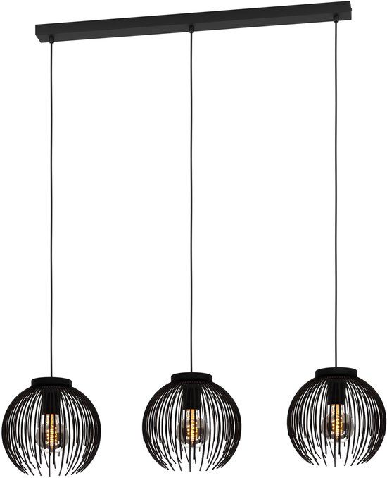EGLO Venezuela-A Hanglamp - E27 - 93,5 cm - Zwart