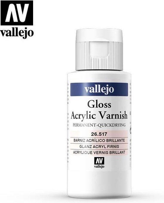 Vallejo 26517 Gloss Acrylic Varnish (60 ml)