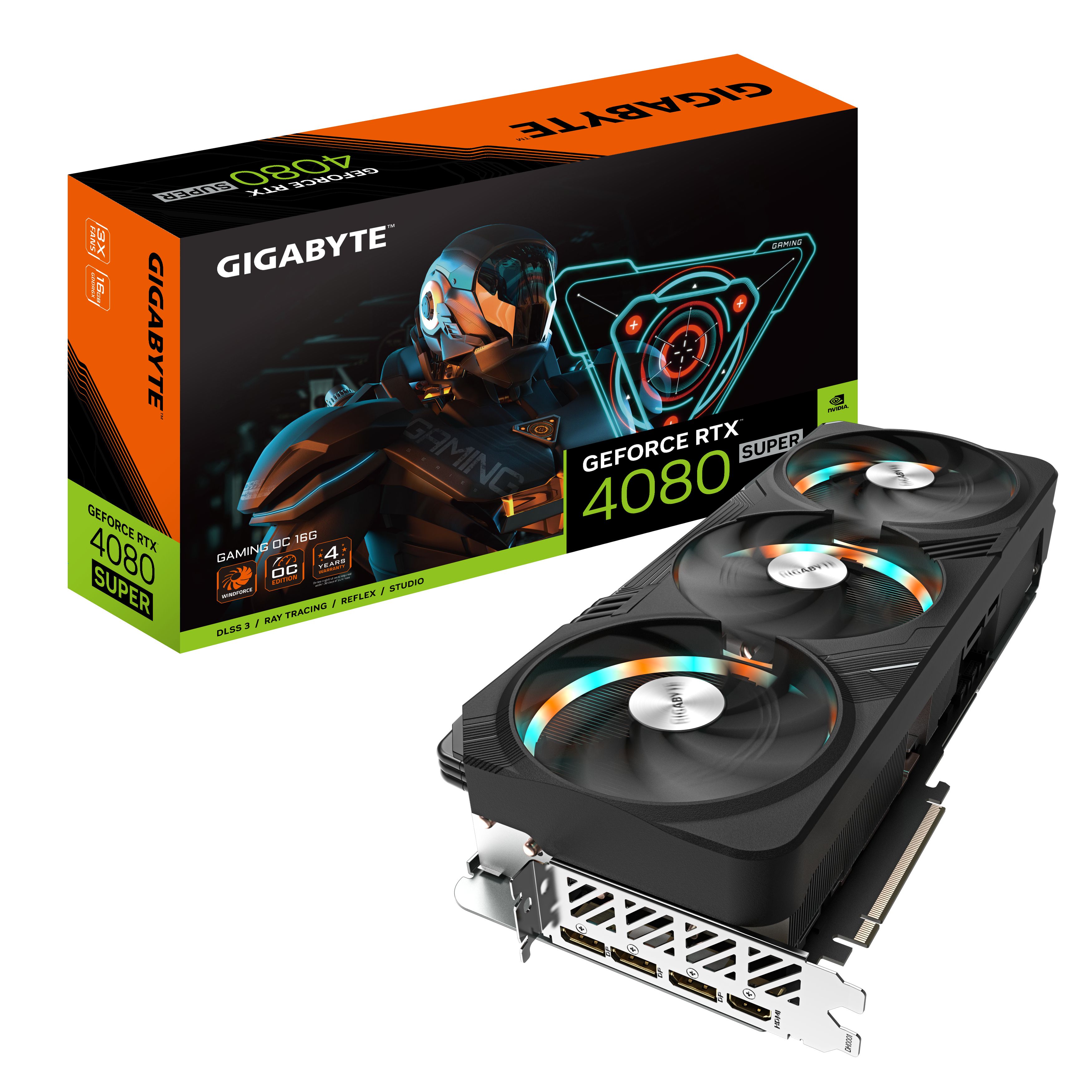 GIGABYTE GeForce RTX 4080 SUPER GAMING OC 16G - 16GB GDDR6X