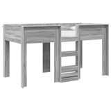 vidaXL Stapelbed voor Kinderen Grijs Sonoma 100 x 200 cm Bewerkt Hout