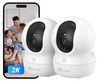 Merkloos EZVIZ 2PK 2K Beveiligingscamera Wifi voor Binnen