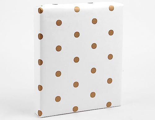 Dailylike Dailylike Cadeaupapier Gold Dot 52 x 76 cm.