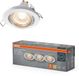 Osram Spot Set Inbouwlamp GU10, 4.5W, 2700K Warm Wit, Draaibaar, Aluminium Wit, IP20
