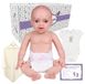 Poupée réaliste en silicone, 43 cm, fille afro-américaine, 2,9 kg