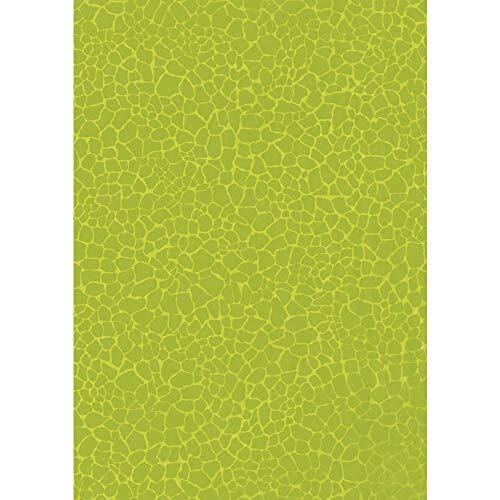 Decopatch Décopatch papier, nr. 531 verpakking met 20 vellen (395 x 298 mm, ideaal voor uw papiermachés) groen, girafempatroon multicolor