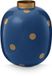Pip Studio Vaas Dots - Bloemenvaas van Metaal - Navy/ Goud - 32cm