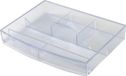 Merkloos HAN - inzetbak ladenkast - 6 vaks - transparant - HA-1016-23