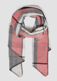 s.Oliver Geruite Sjaal Framboos Polyester Vrouwen Volwassenen Herfst/Winter Langwerpig